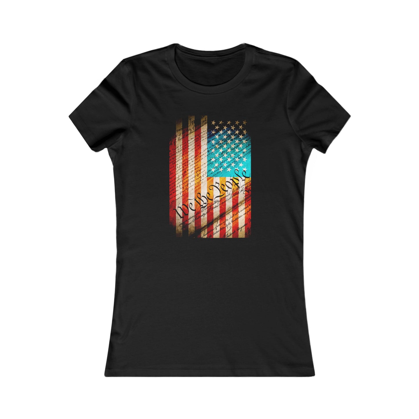 We The People, USA Flag Women's Favorite Tee