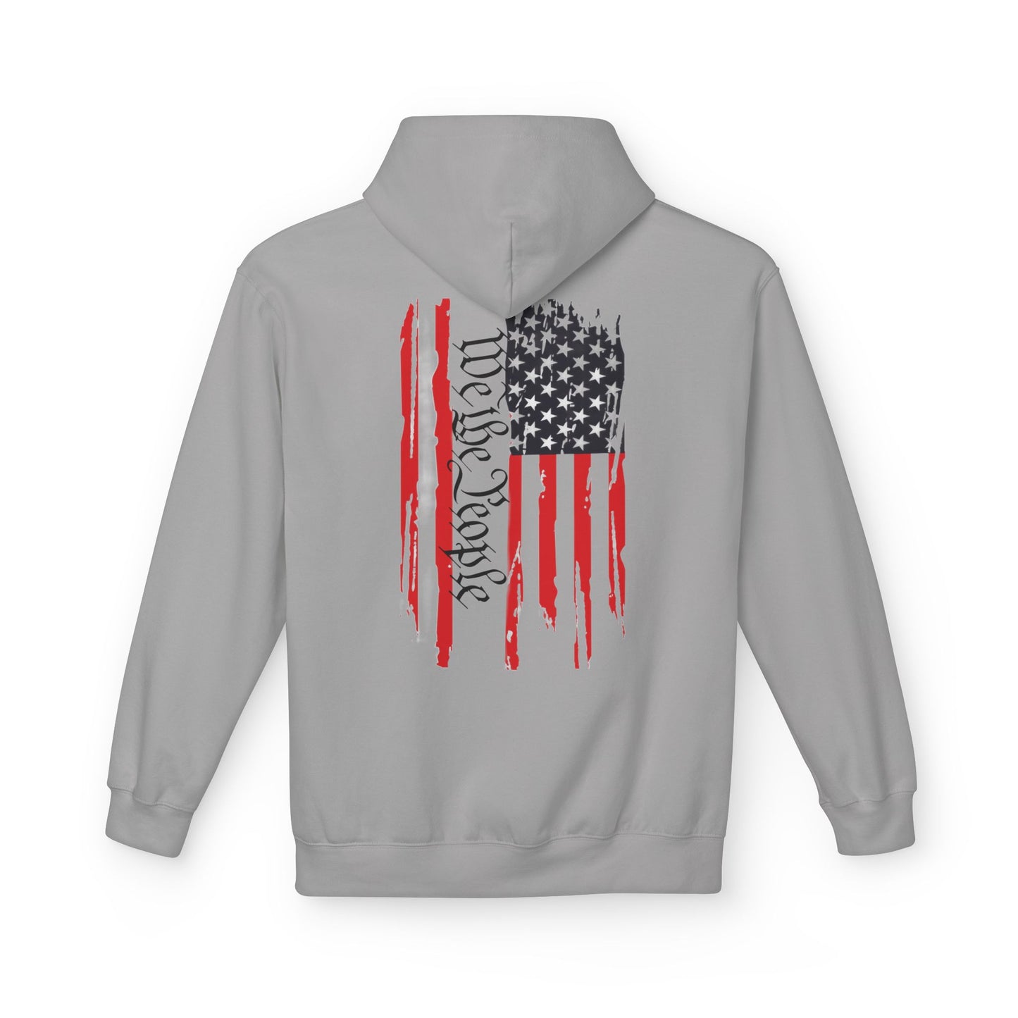 We The People 1776 Distressed American Flag Softstyle Fleece Hoodie