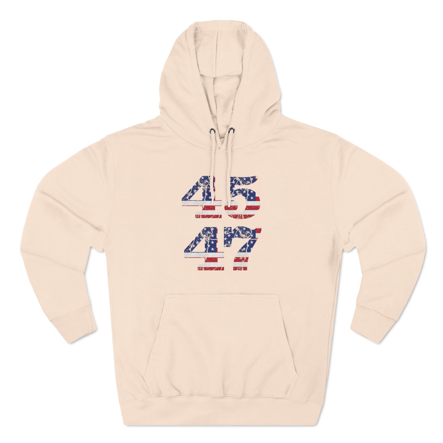 45/47 Trump Fleece Hoodie Sweatshirt