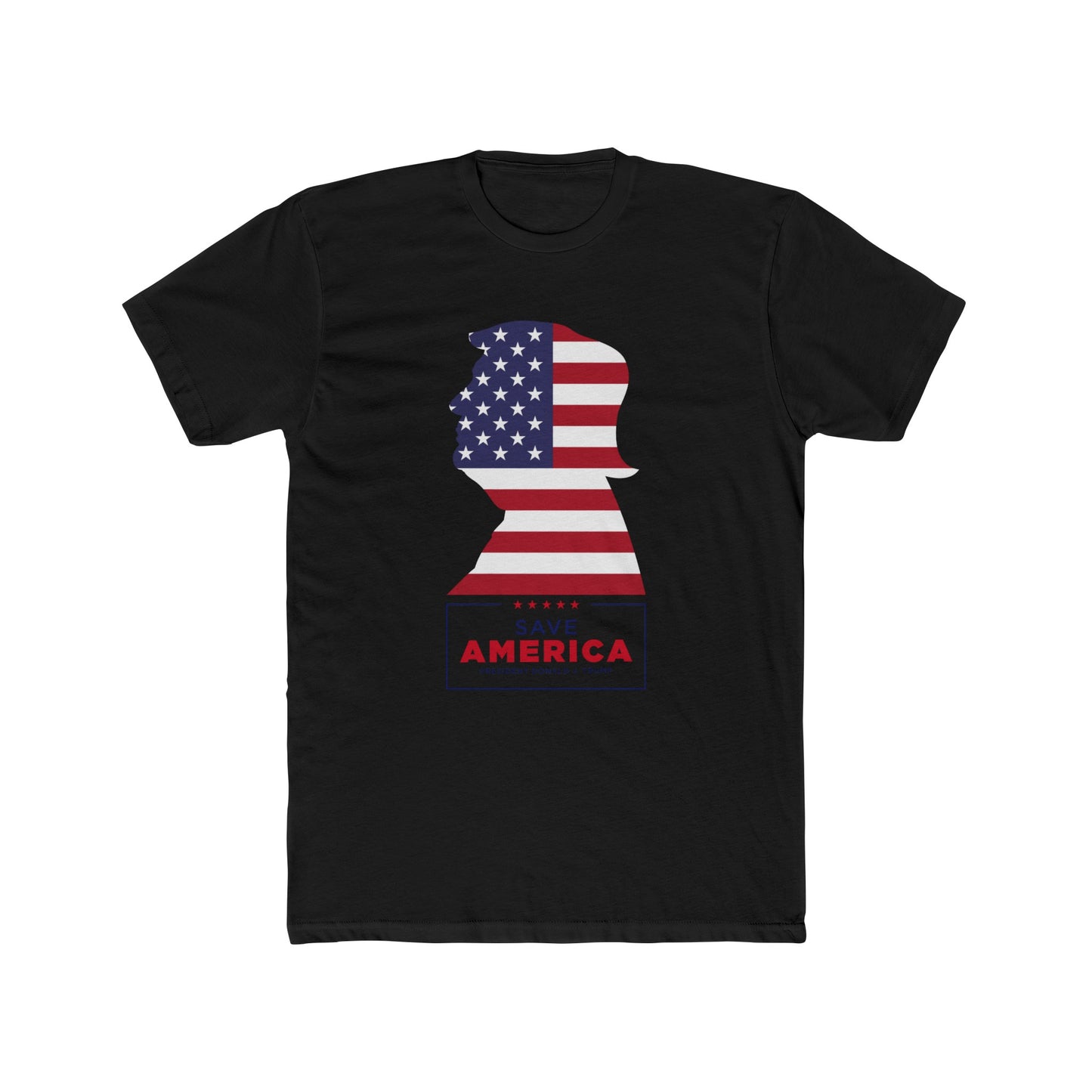 Trump Save America Cotton Crew Tee