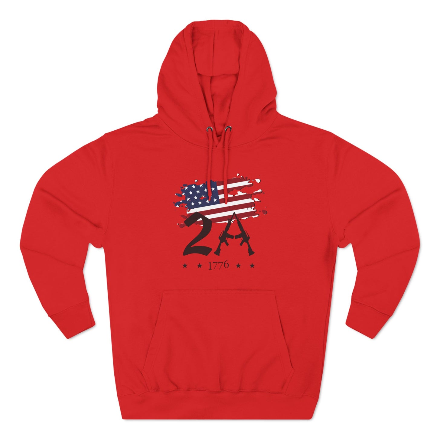 2A 2nd Amendment 1776 Fleece Hoodie Sweatshirt