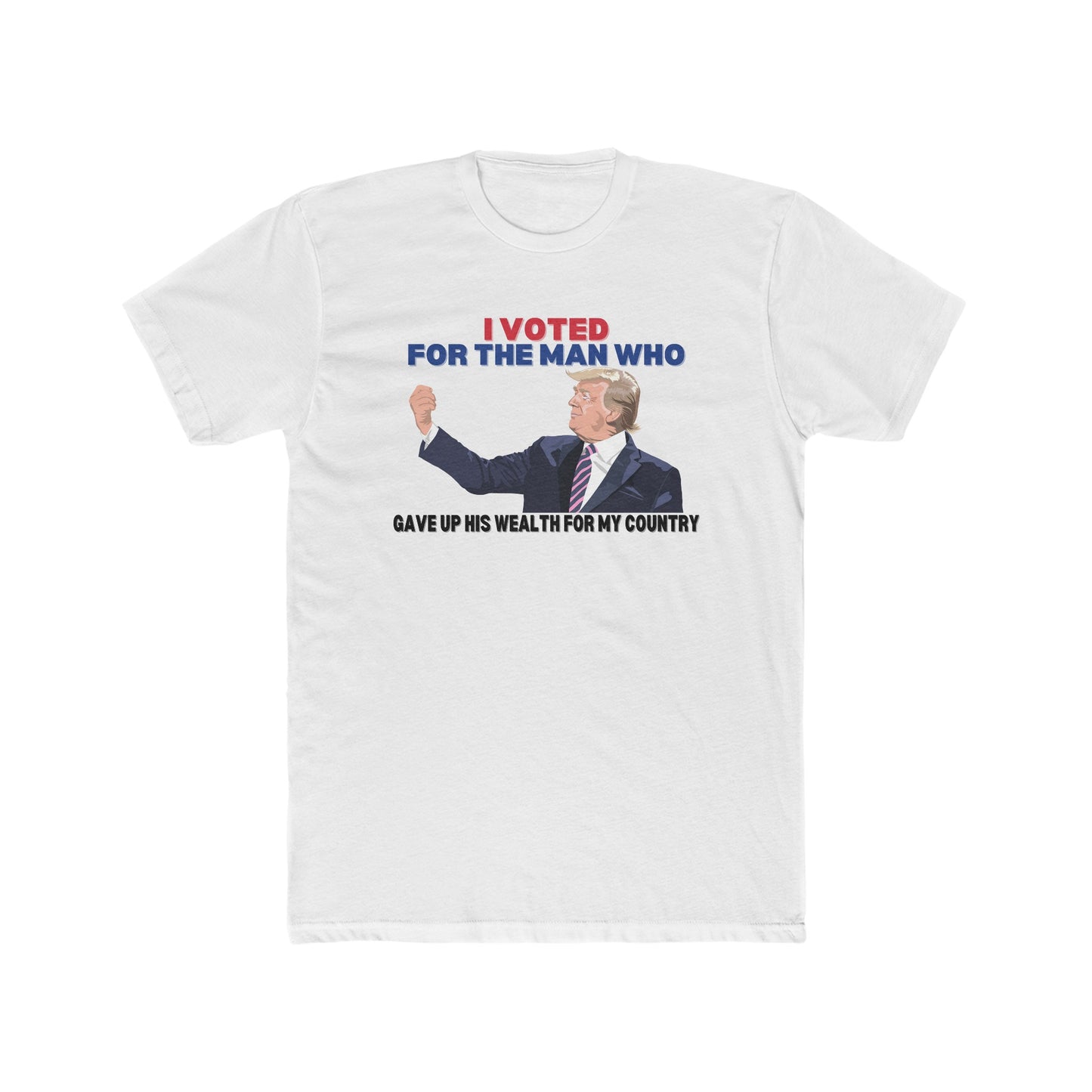 Trump vs Biden Cotton Crew Tee