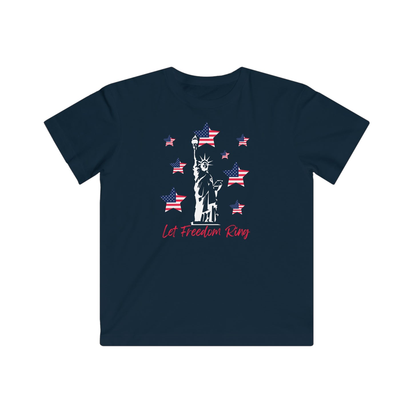 Let Freedom Ring Kids Fine Jersey Tee