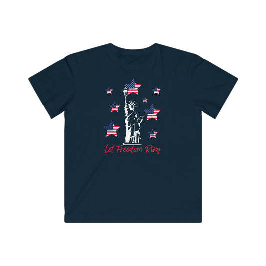 Let Freedom Ring Kids Fine Jersey Tee