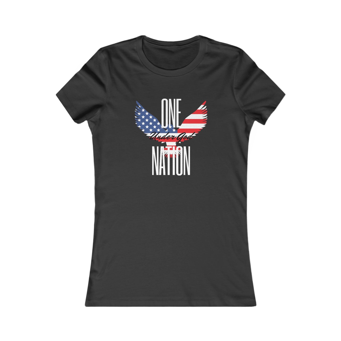 One Nation- Eagle, Women's Favorite Tee