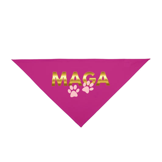 MAGA Pink Pet Bandana