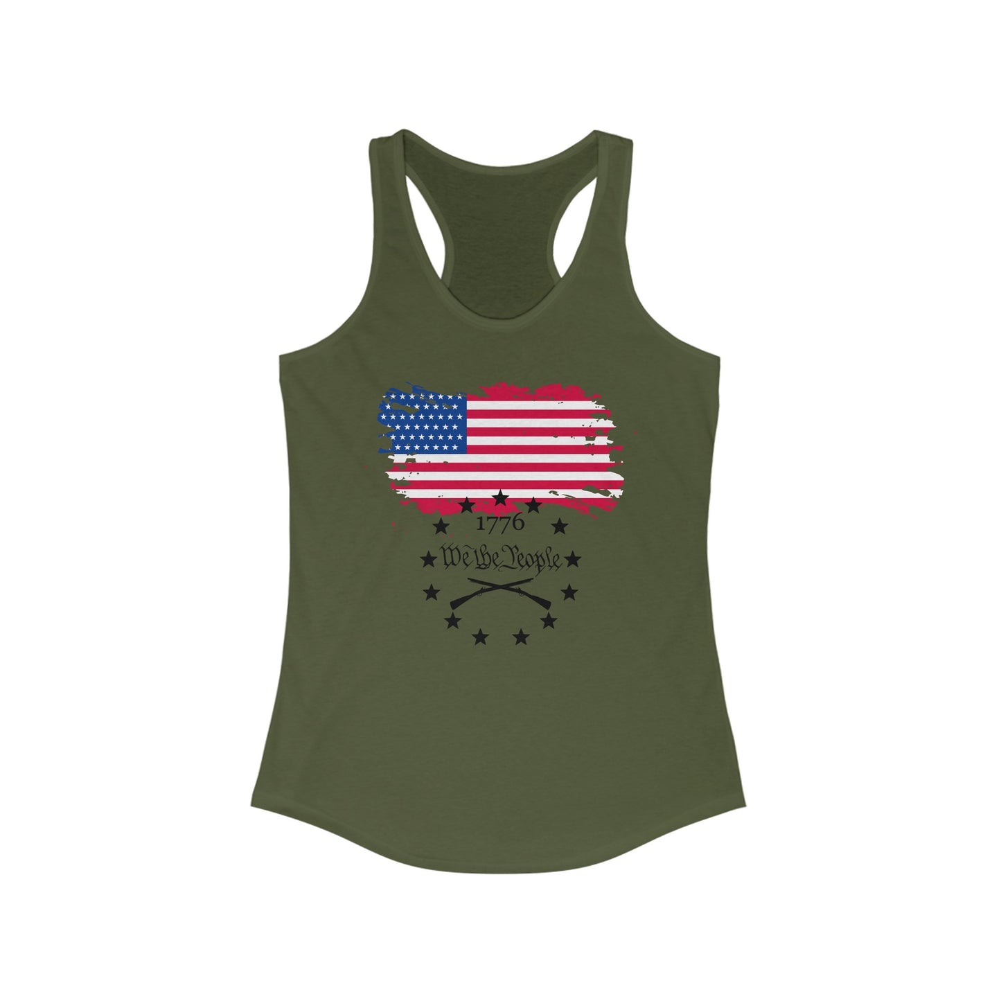 We The People 1776 Women's Ideal Racerback Tank