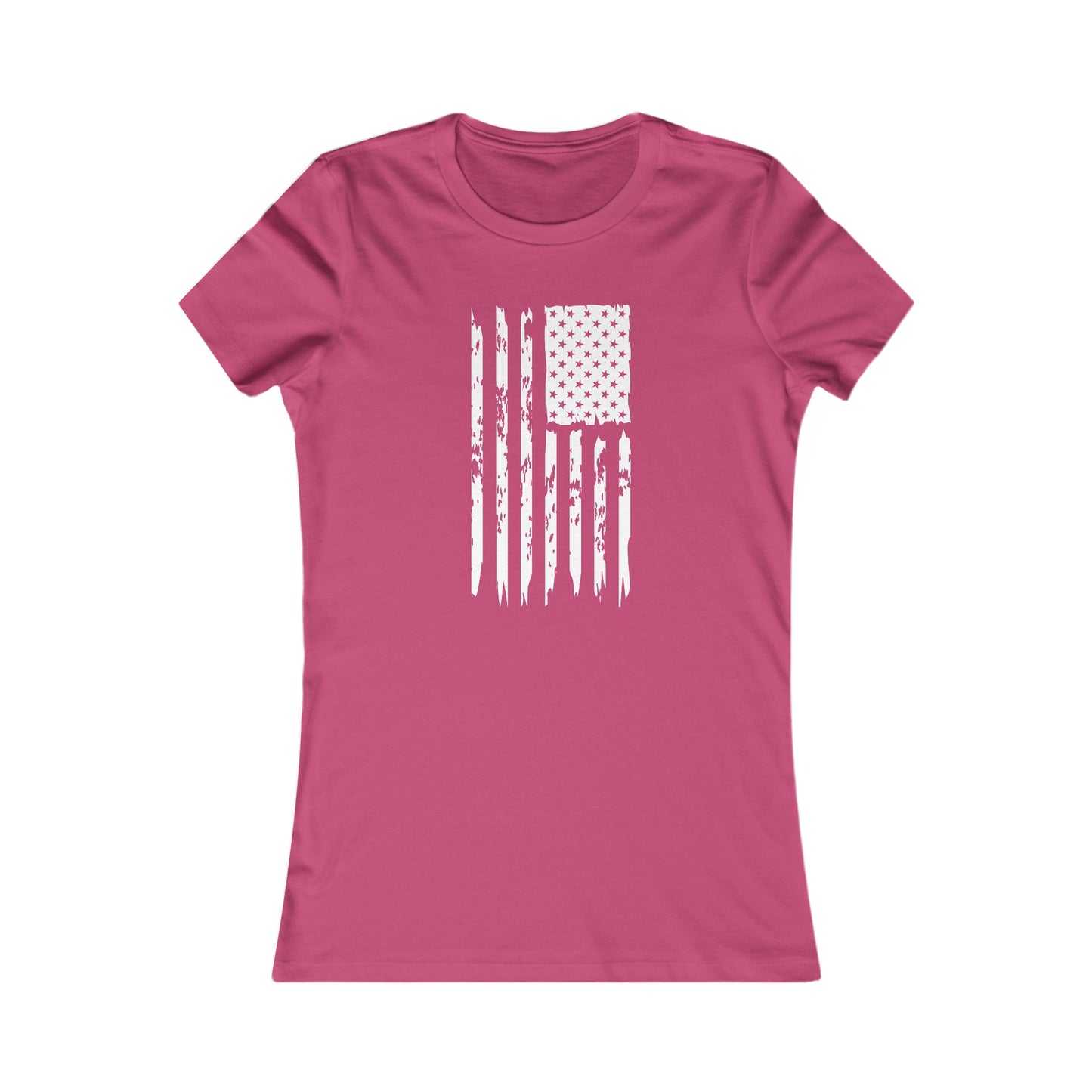 US Flag- Black/White Women's Favorite Tee