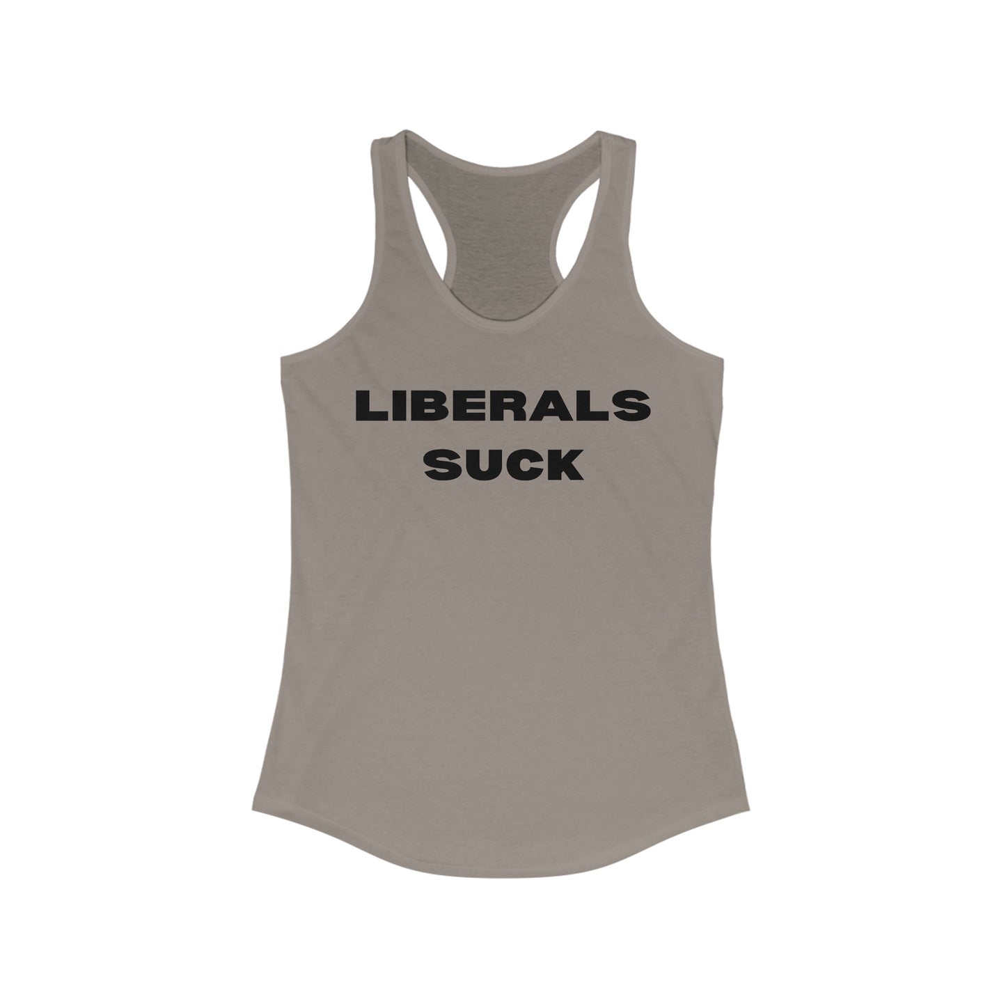 Liberals Suck Women's Ideal Racerback Tank