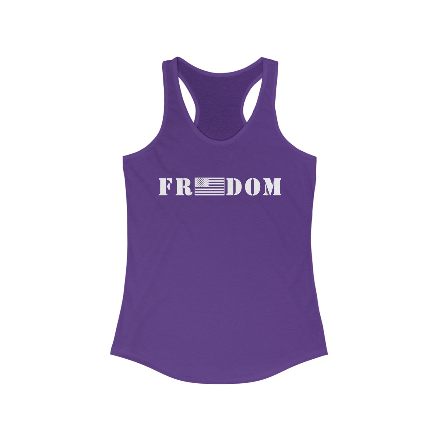 Freedom- Flag Women's Ideal Racerback Tank