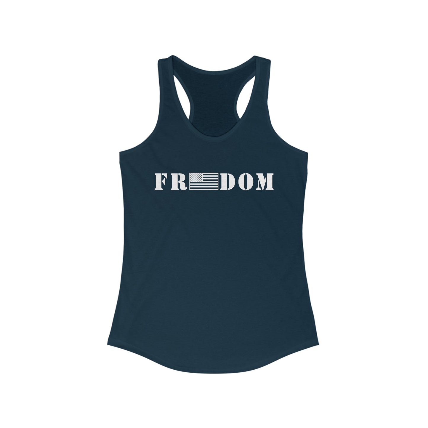 Freedom- Flag Women's Ideal Racerback Tank