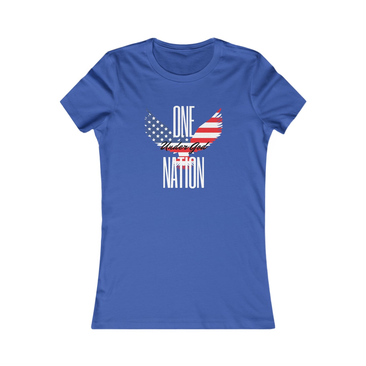 One Nation- Eagle, Women's Favorite Tee