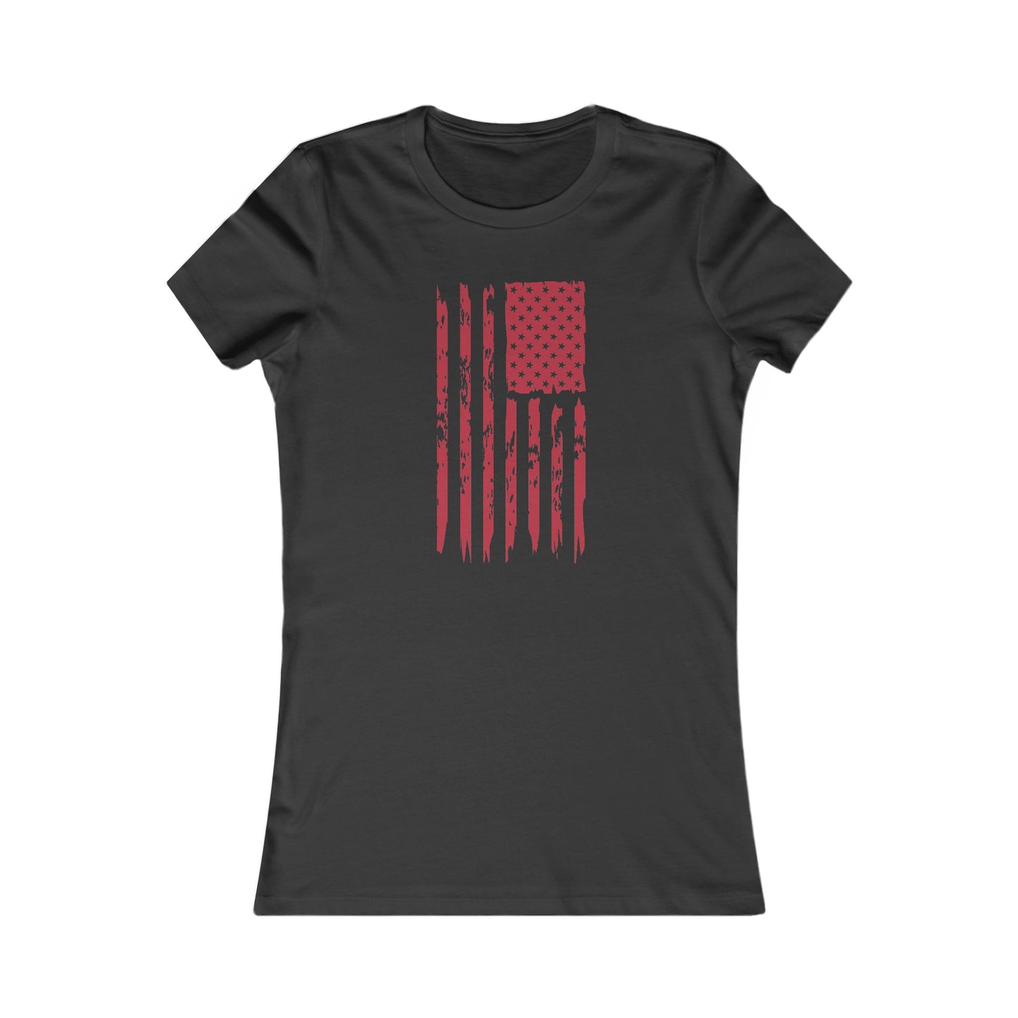 US Flag- Red Women's Favorite Tee