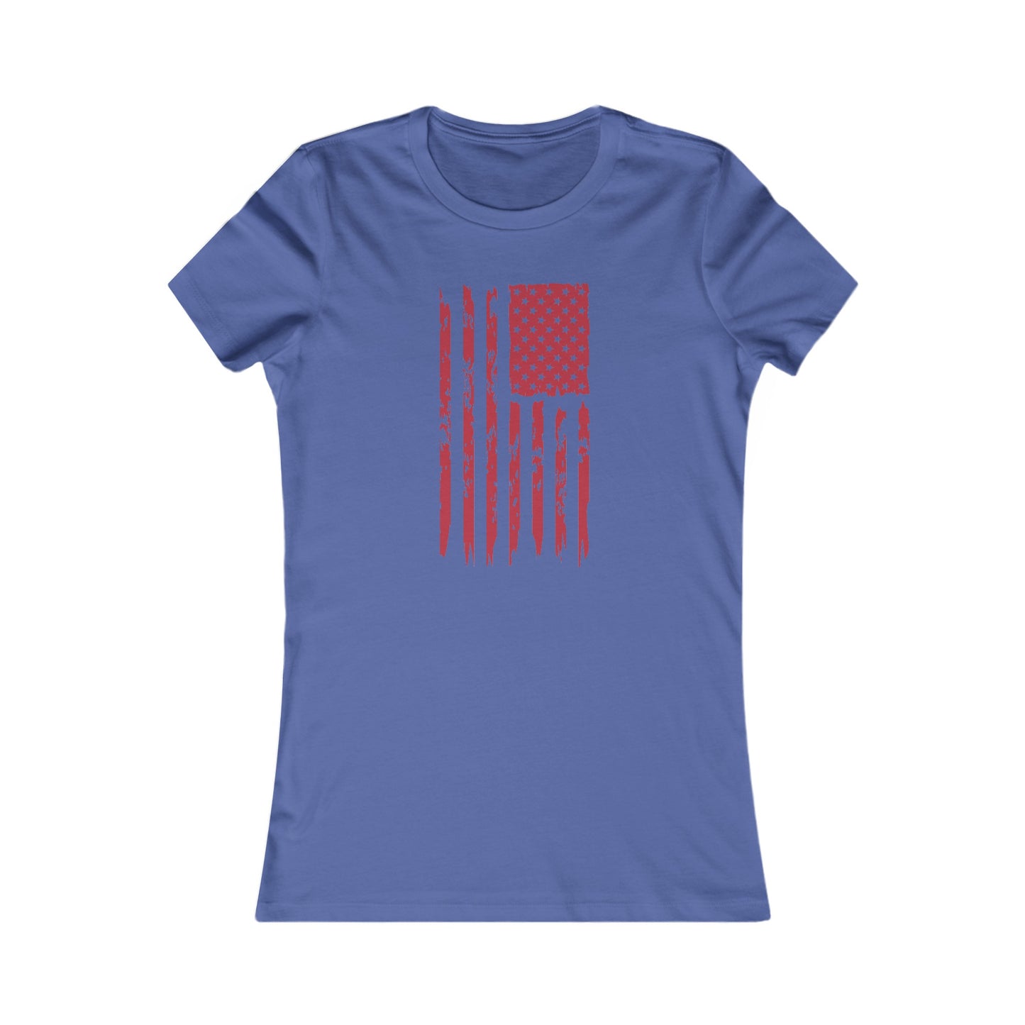 US Flag- Red Women's Favorite Tee