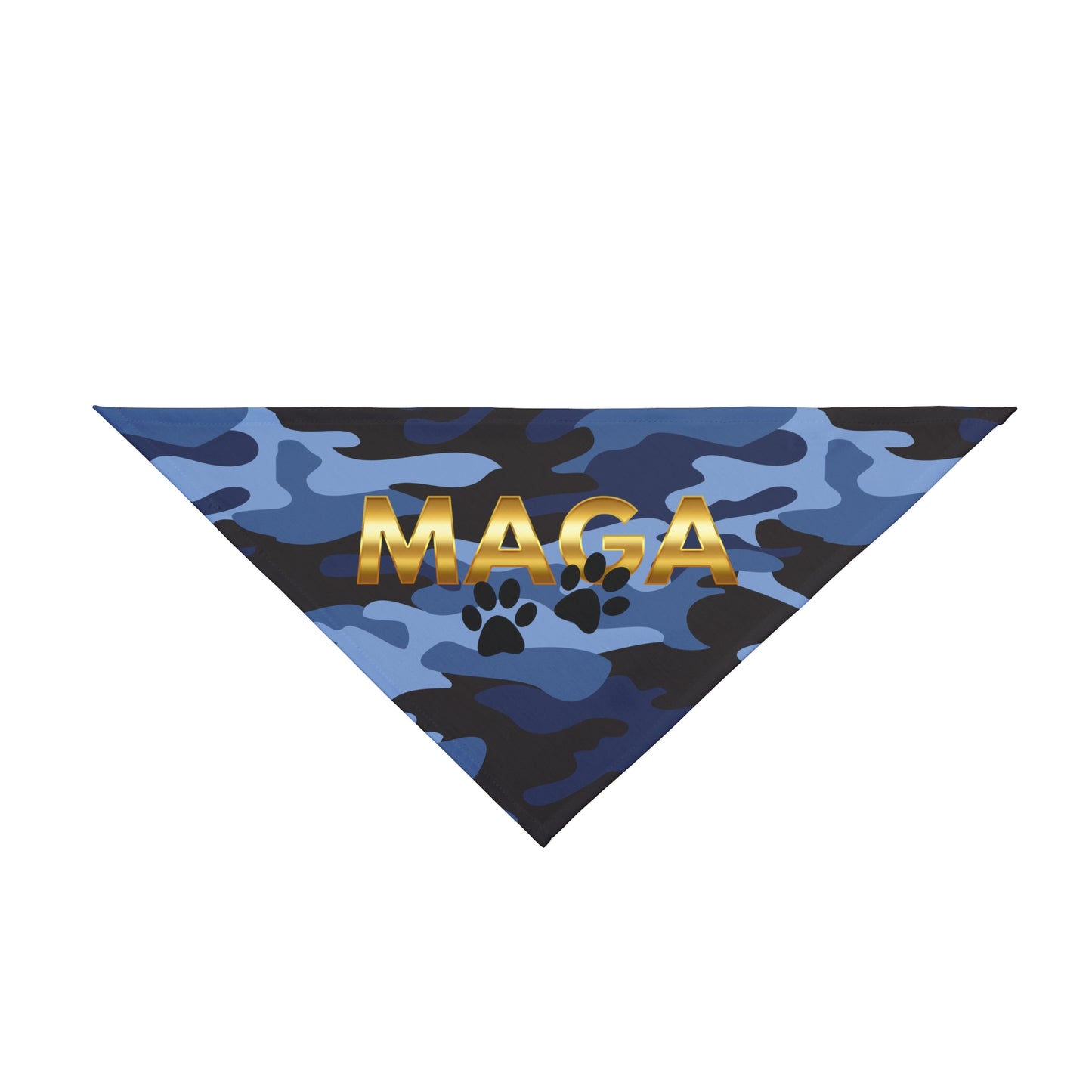 MAGA Blue Camo Pet Bandana