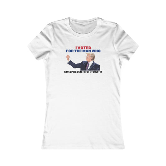 Trump vs Biden Women's Favorite Tee