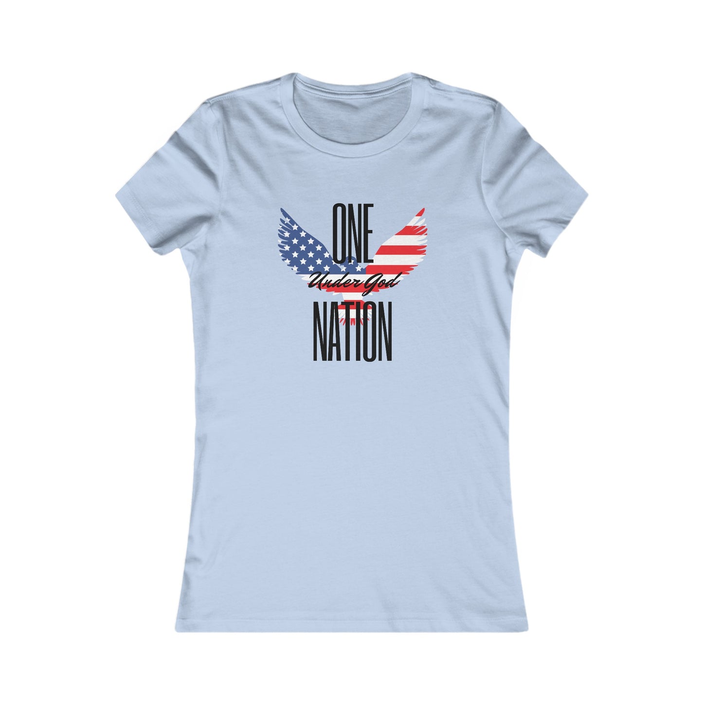 One Nation- Eagle, Women's Favorite Tee