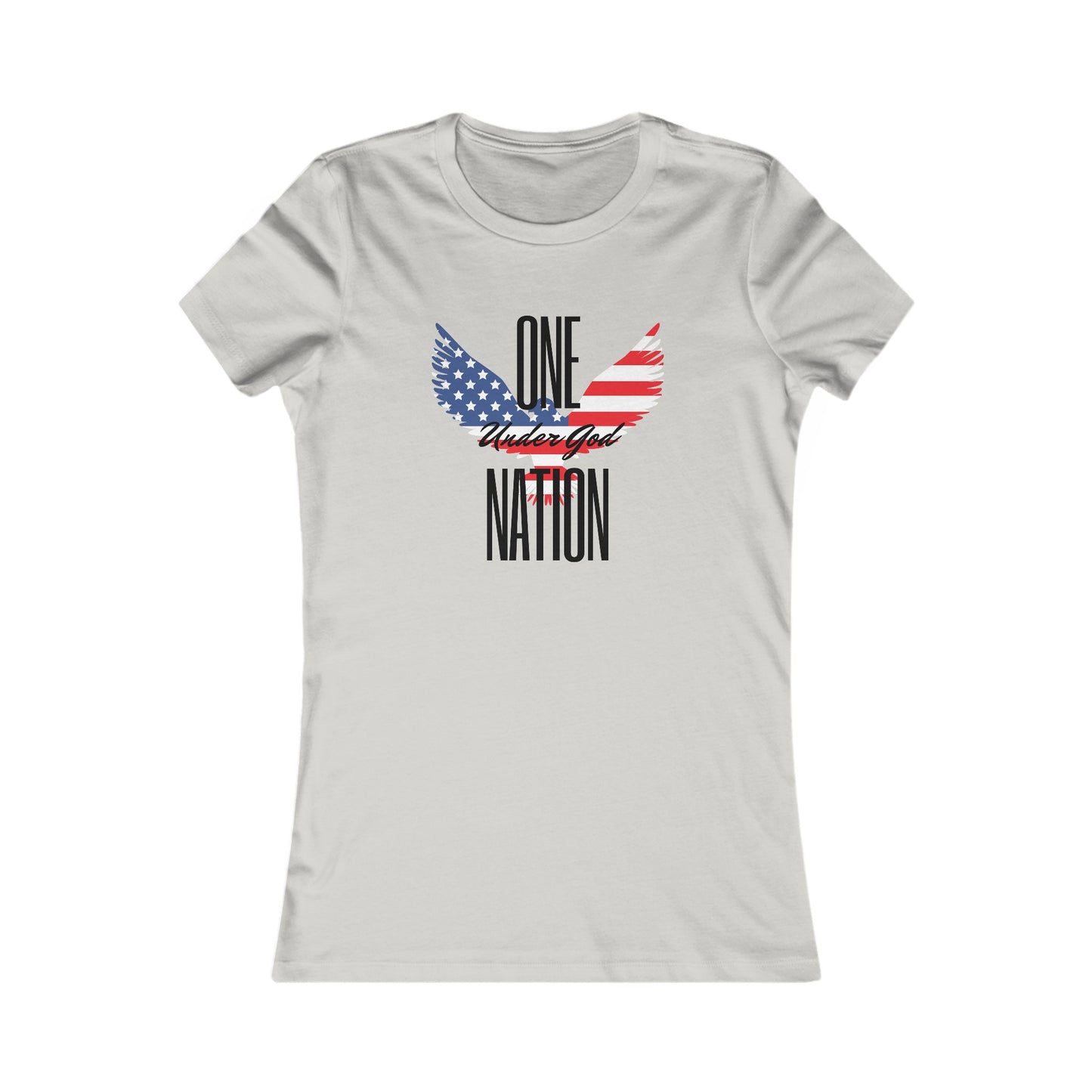 One Nation- Eagle, Women's Favorite Tee