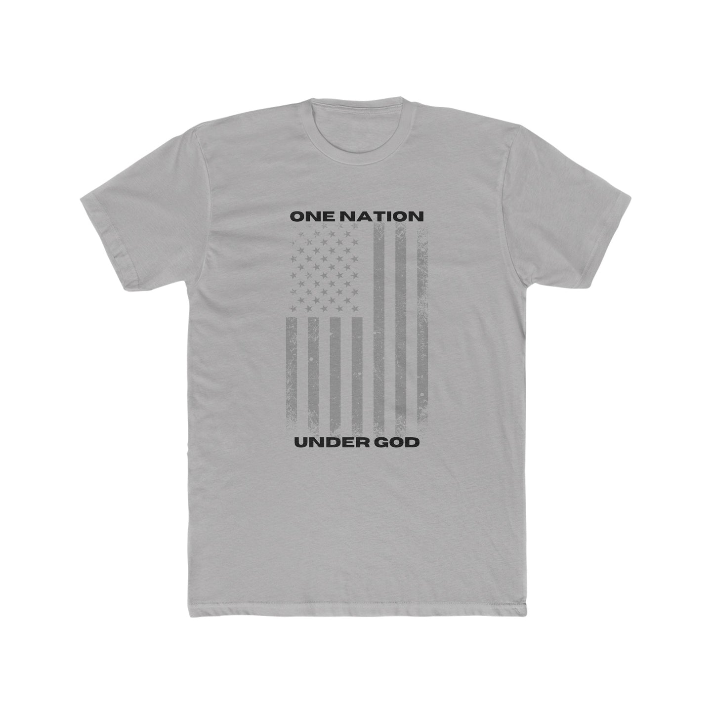 One Nation, Under God Cotton Crew Tee