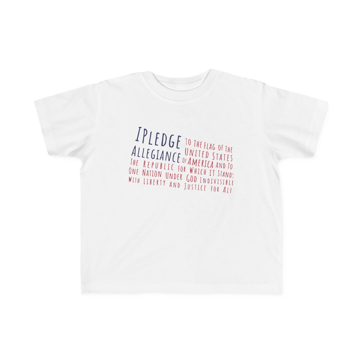 I Pledge Allegiance Toddler's Fine Jersey Tee