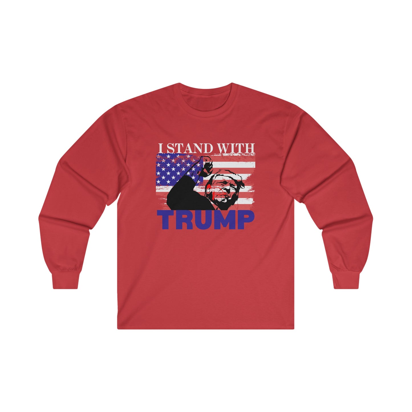 I Stand With Trump Unisex Ultra Cotton Long Sleeve Tee