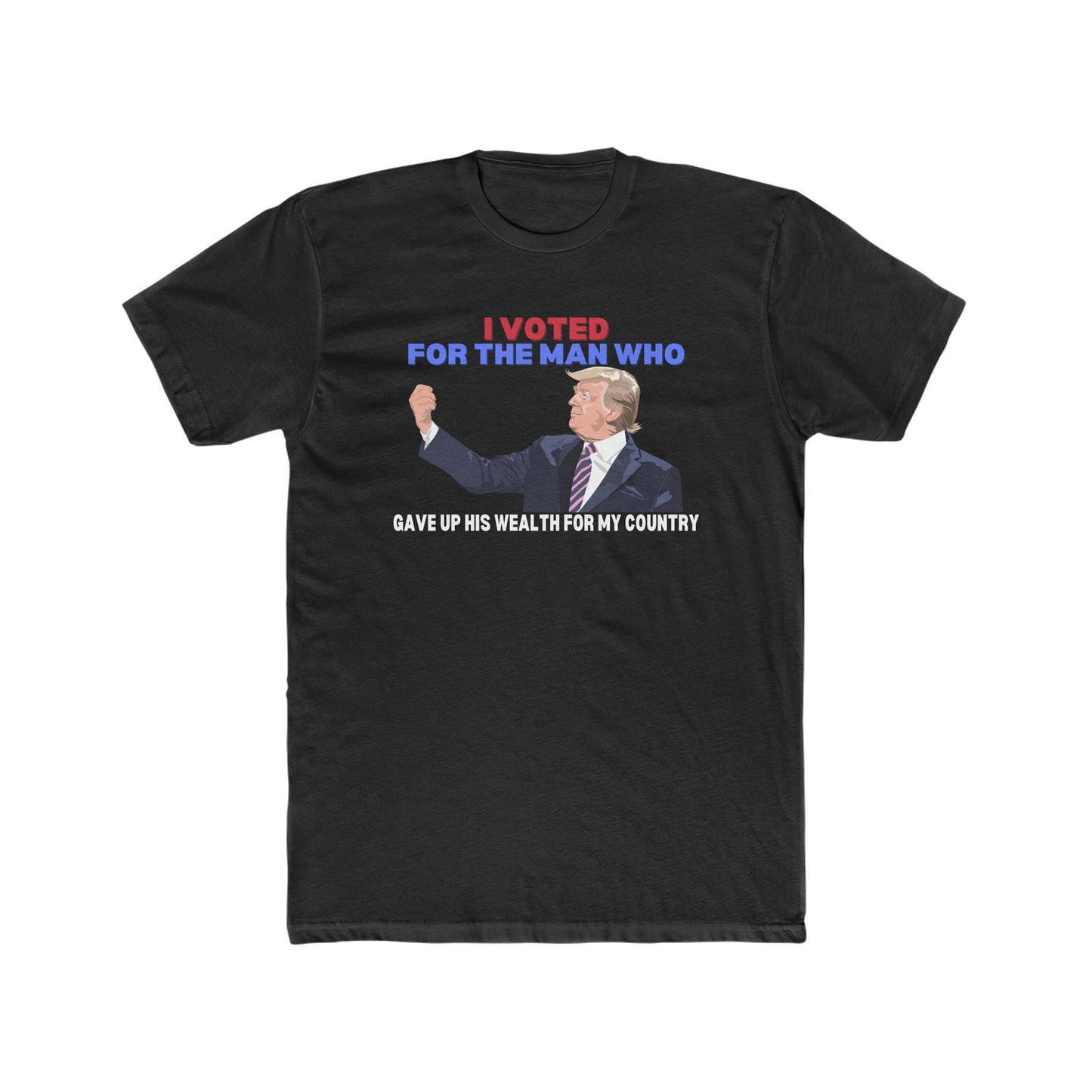 Trump vs Biden Cotton Crew Tee