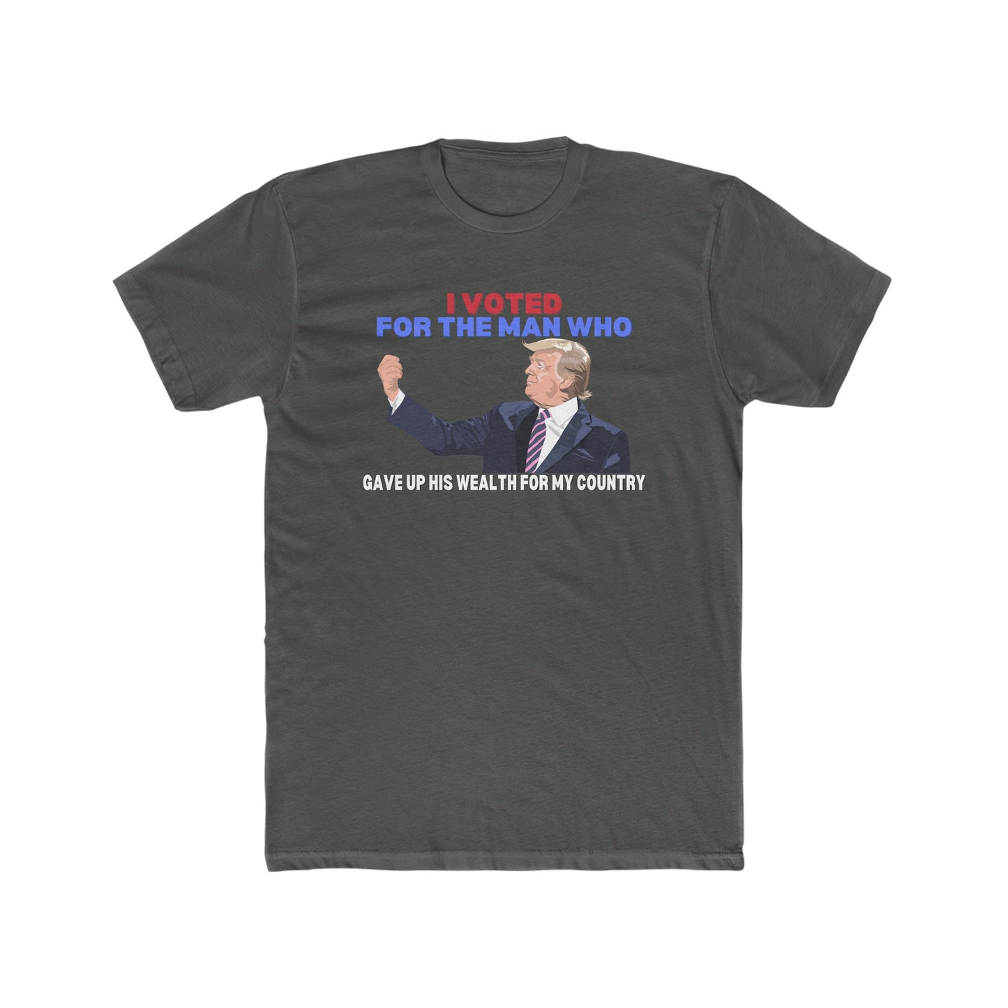 Trump vs Biden Cotton Crew Tee