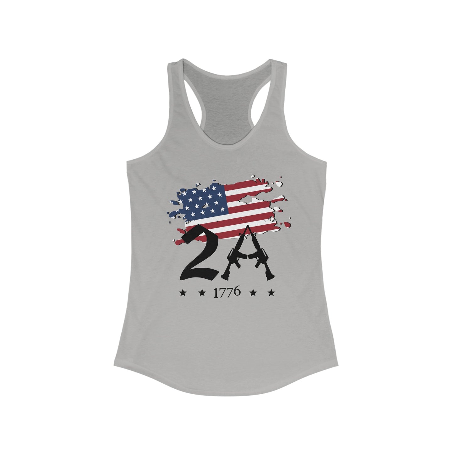 2A 2nd Amendment 1776 Women's Ideal Racerback Tank