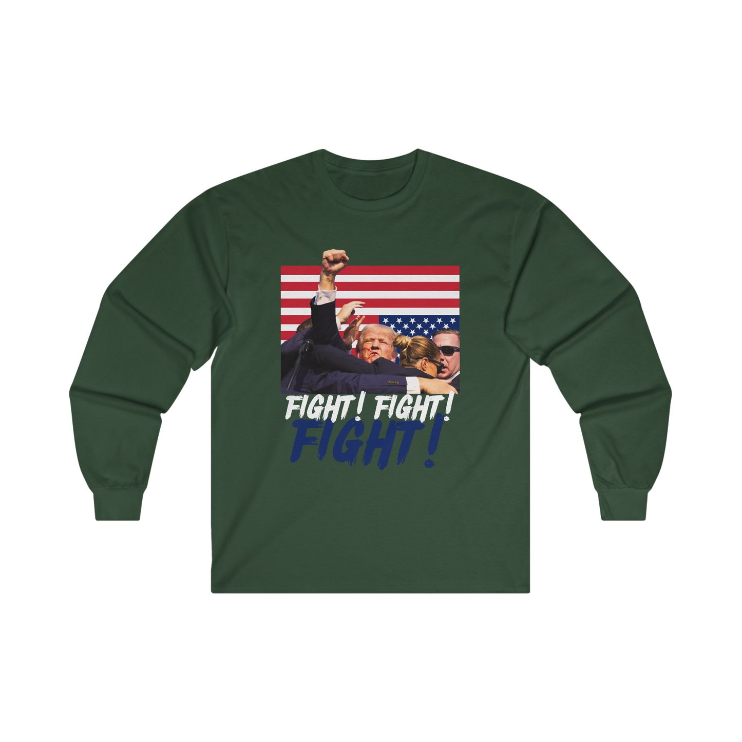 Trump Fight! Fight! Fight! Unisex Ultra Cotton Long Sleeve Tee