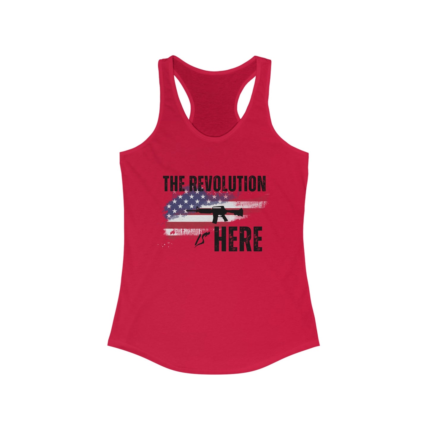 The Revolution is Here Women's Ideal Racerback Tank