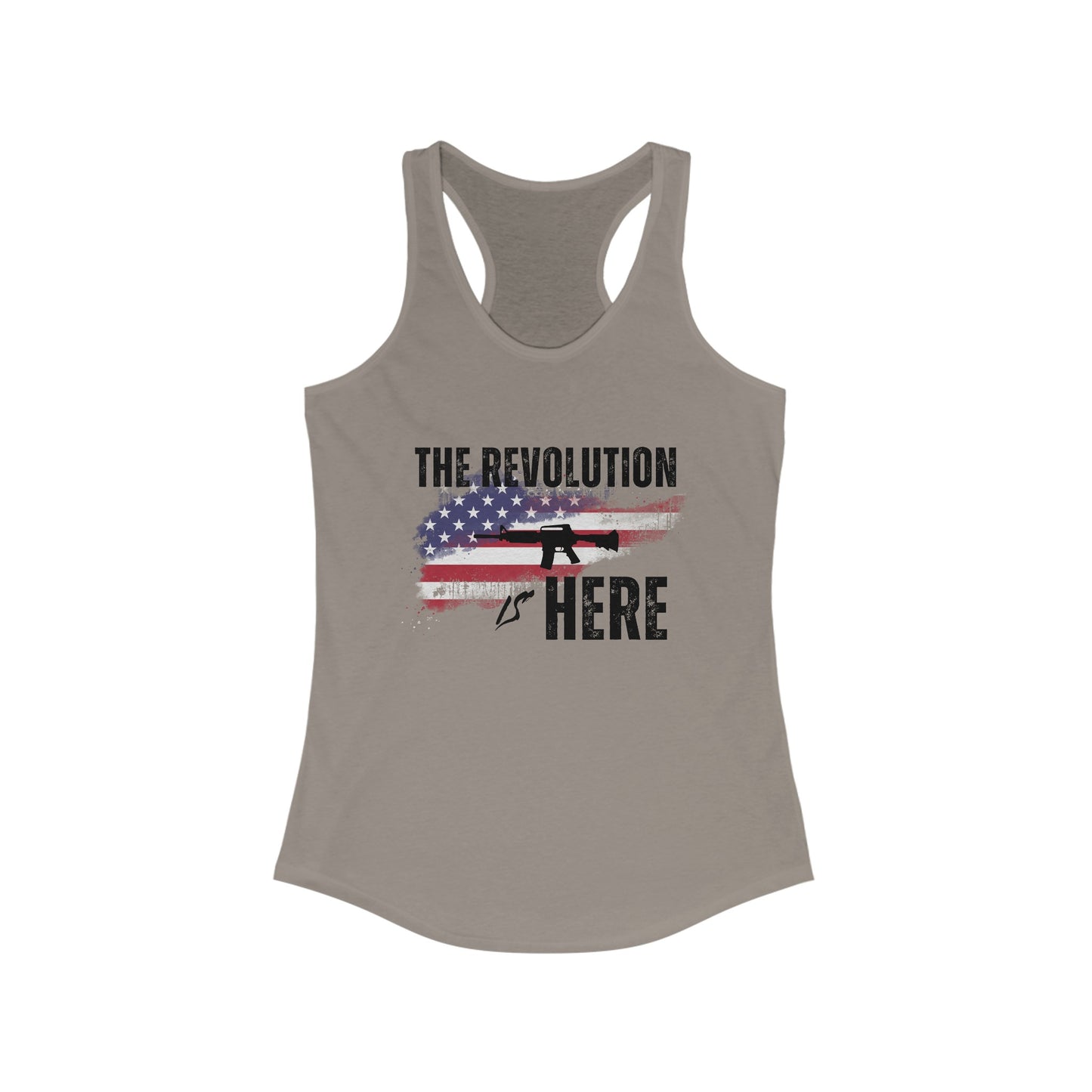 The Revolution is Here Women's Ideal Racerback Tank