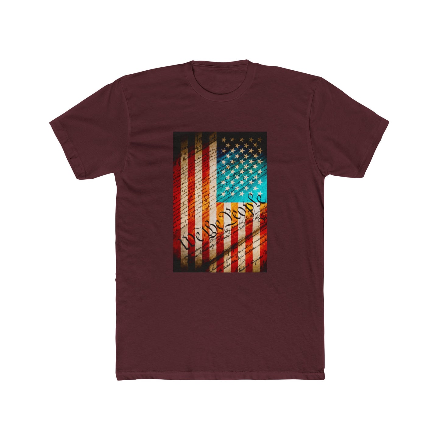 We The People, USA Flag Cotton Crew Tee