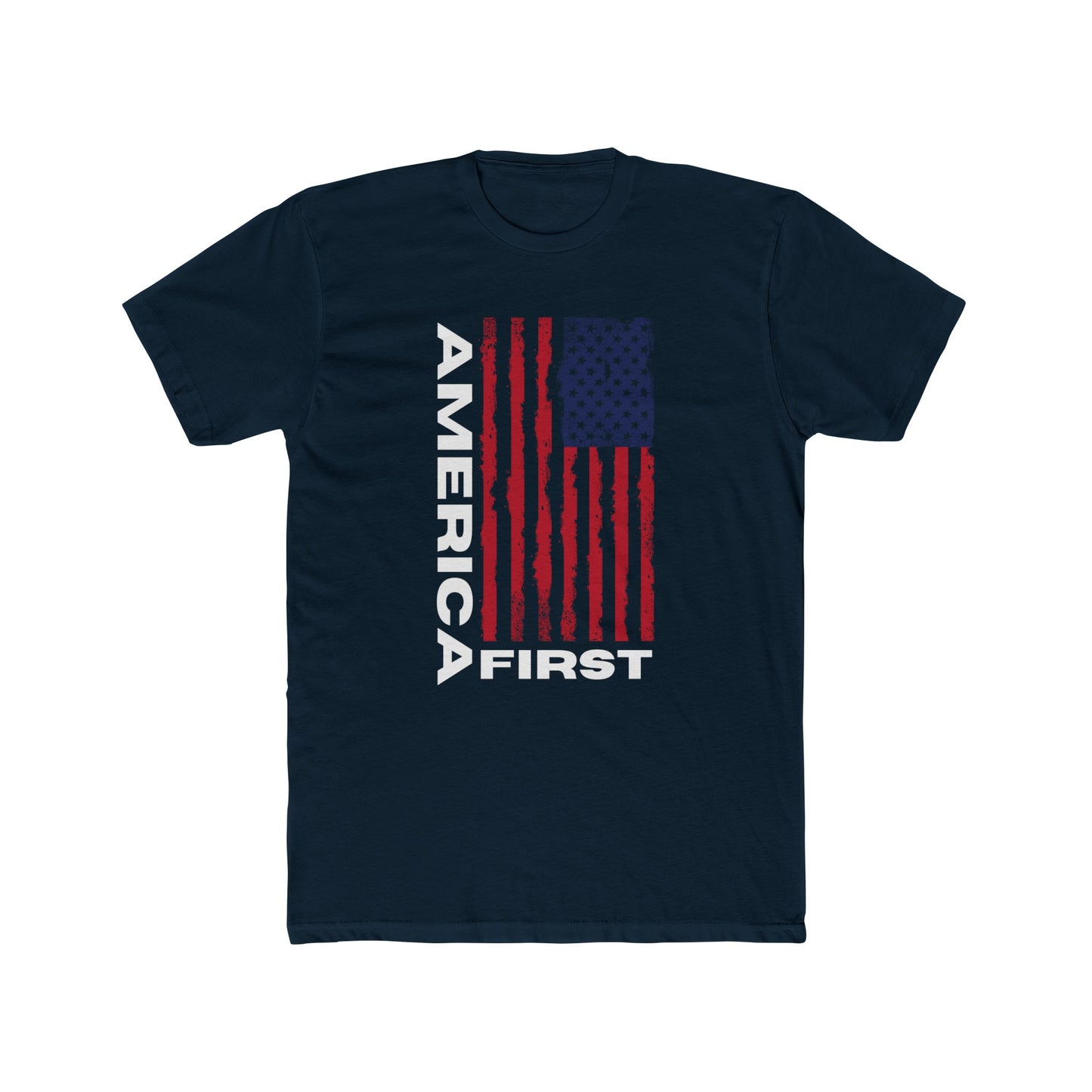 America First Cotton Crew Tee