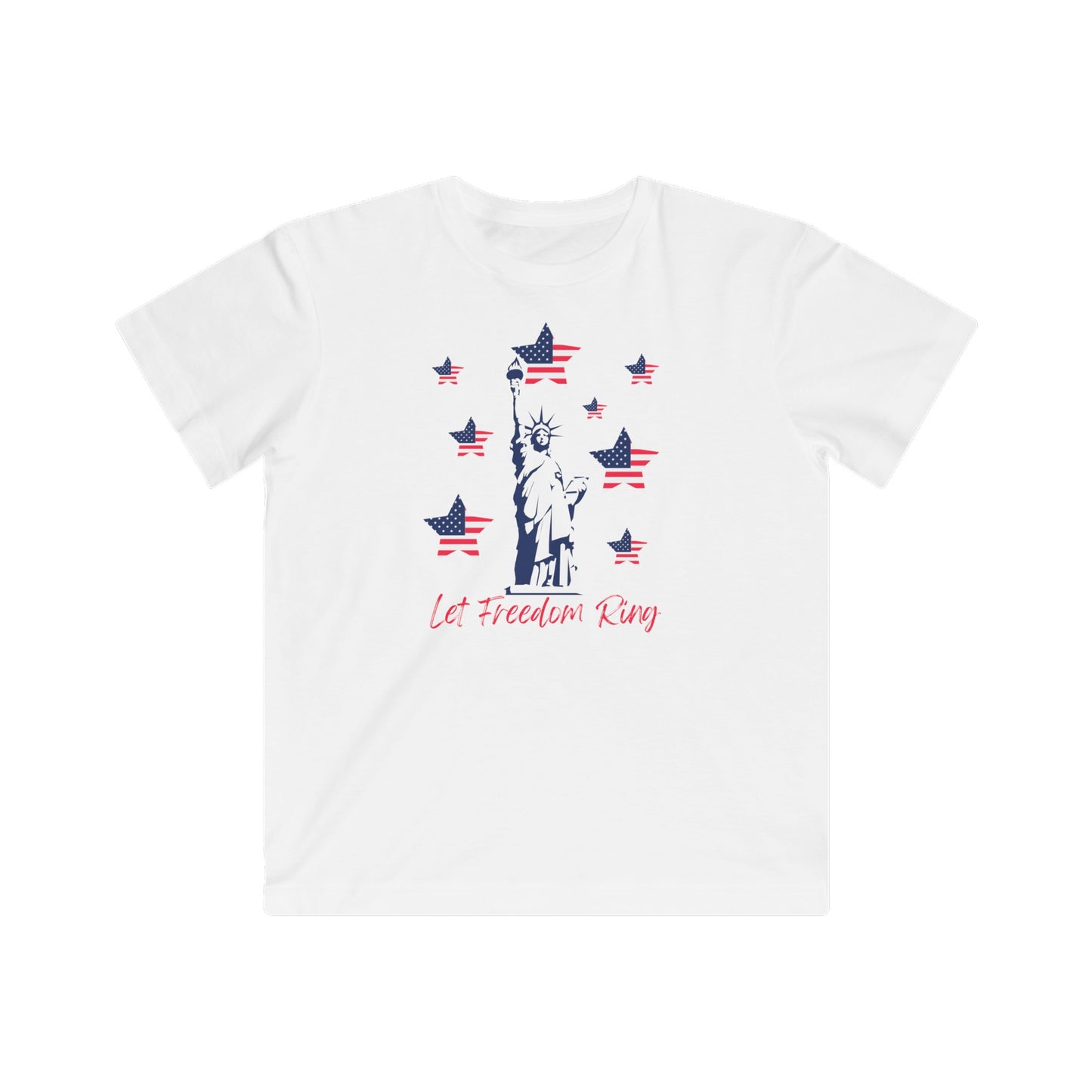 Let Freedom Ring Kids Fine Jersey Tee