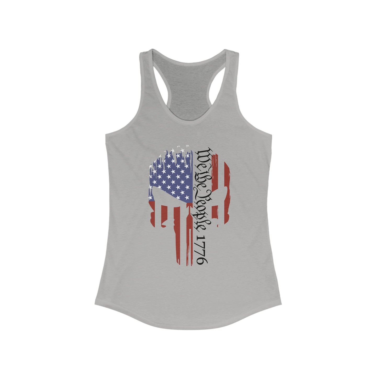 Punisher- We The People 1776 Women's Ideal Racerback Tank