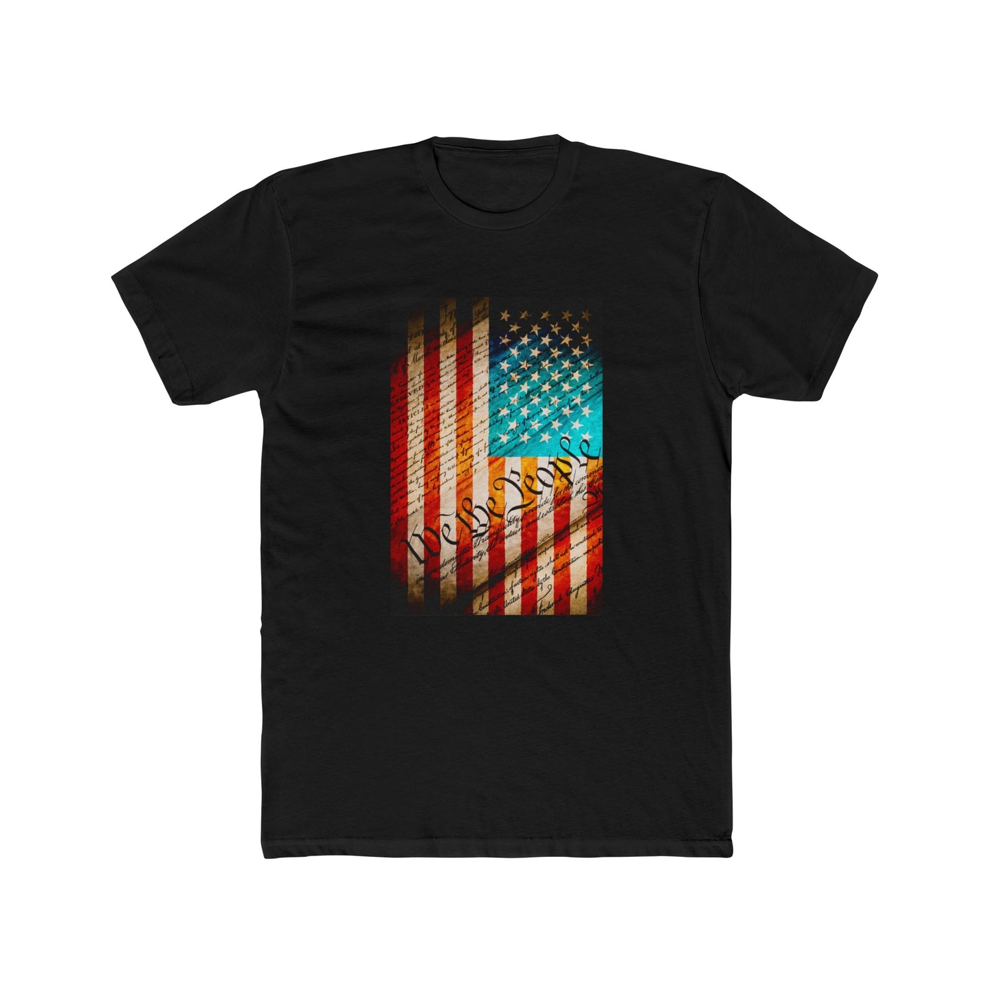 We The People, USA Flag Cotton Crew Tee