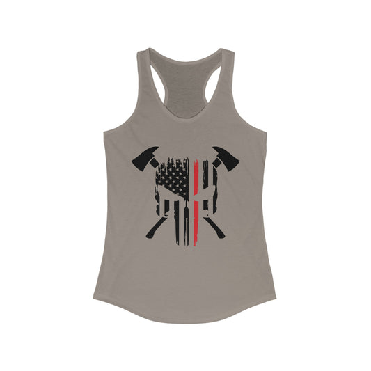 Punisher- Firefighter Edition, Women's Ideal Racerback Tank