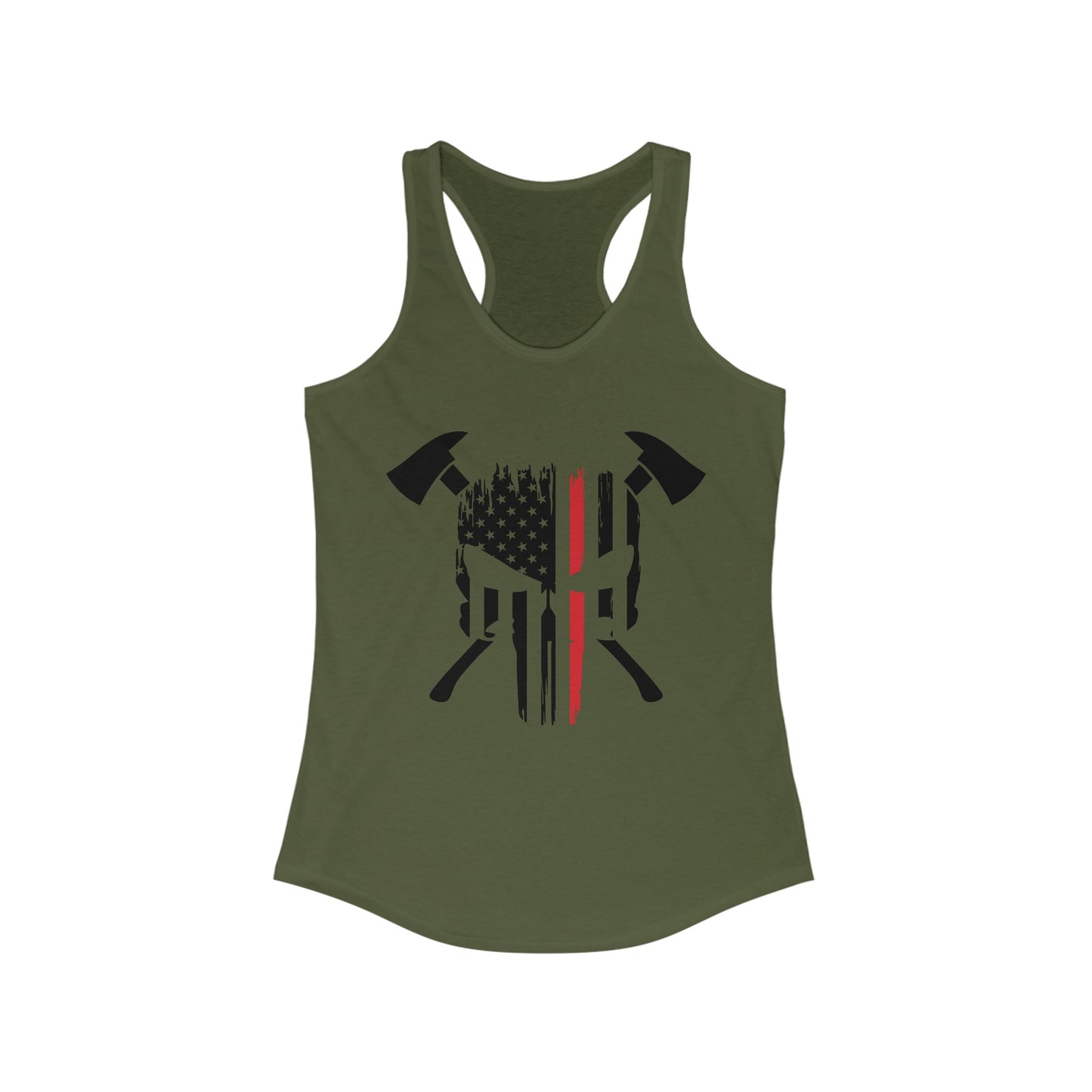 Punisher- Firefighter Edition, Women's Ideal Racerback Tank