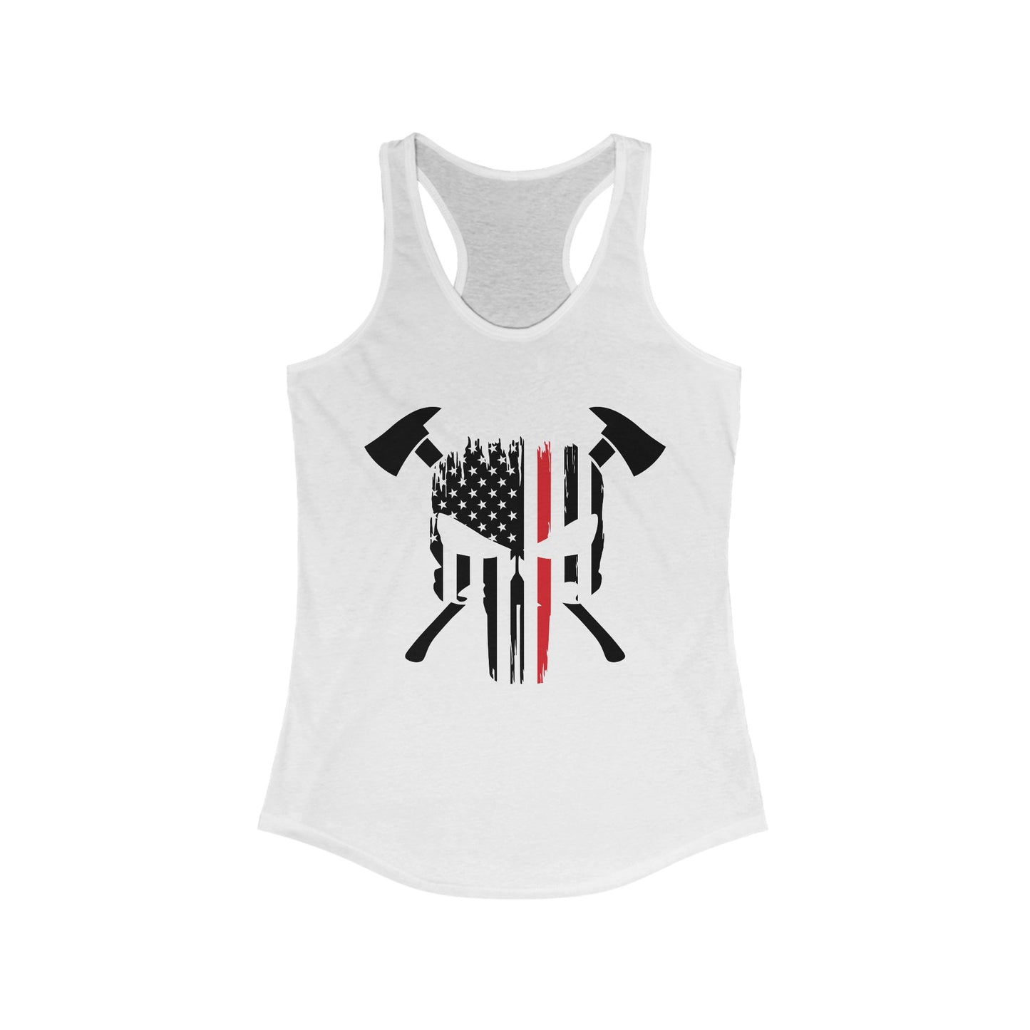 Punisher- Firefighter Edition, Women's Ideal Racerback Tank