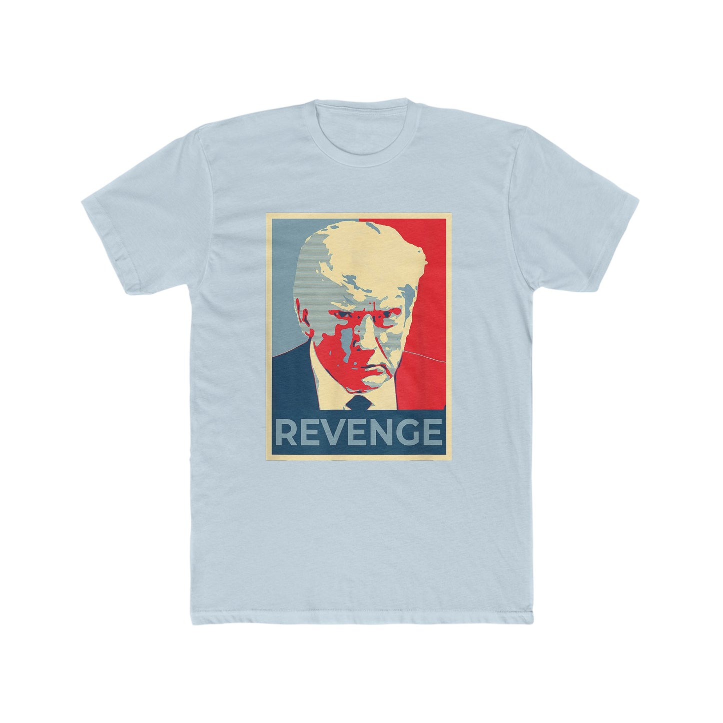 Trump Mugshot Revenge Cotton Crew Tee