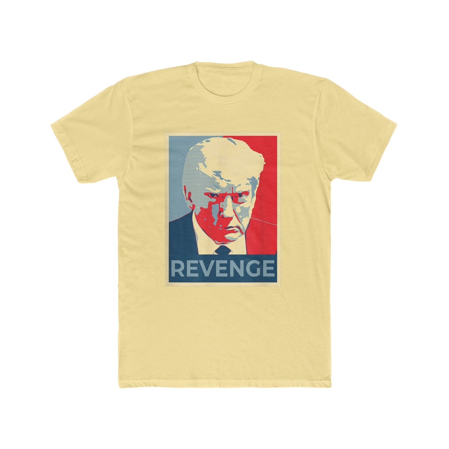 Trump Mugshot Revenge Cotton Crew Tee