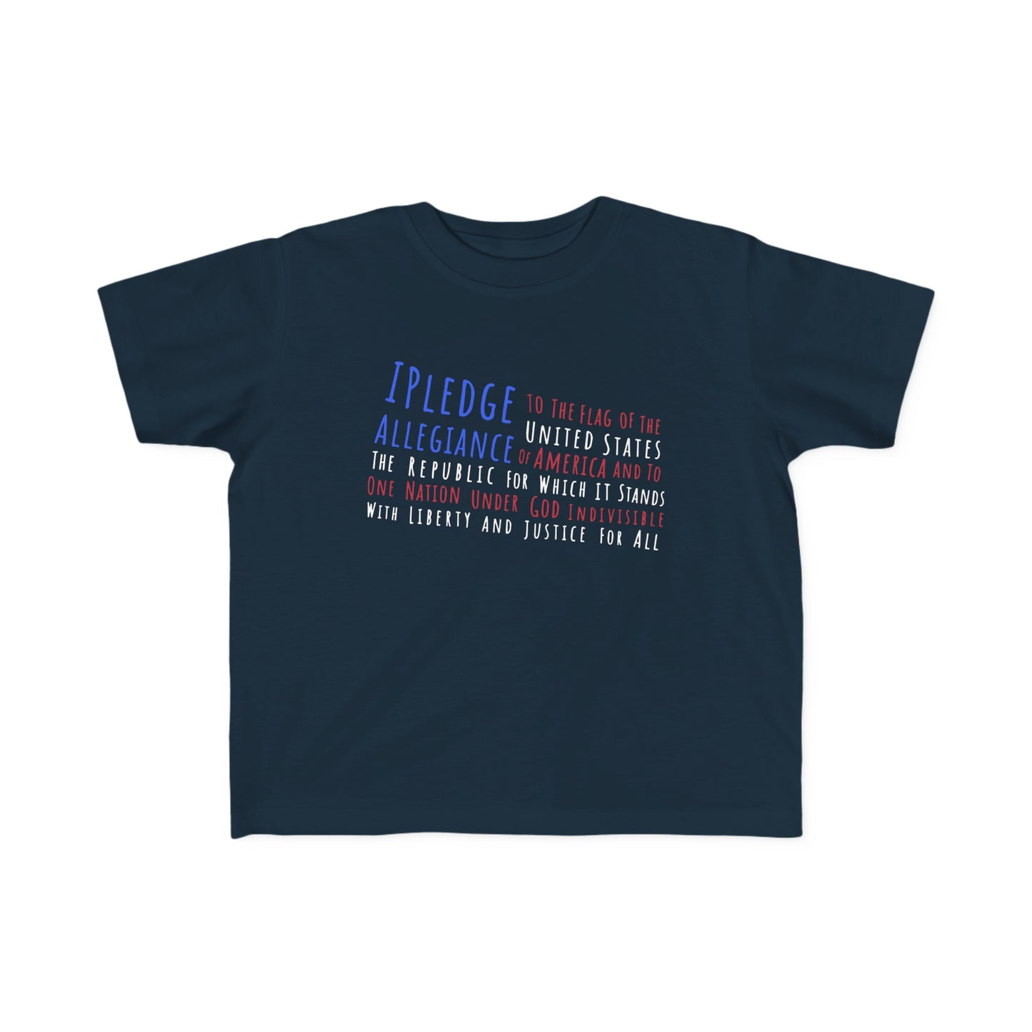 I Pledge Allegiance Toddler's Fine Jersey Tee