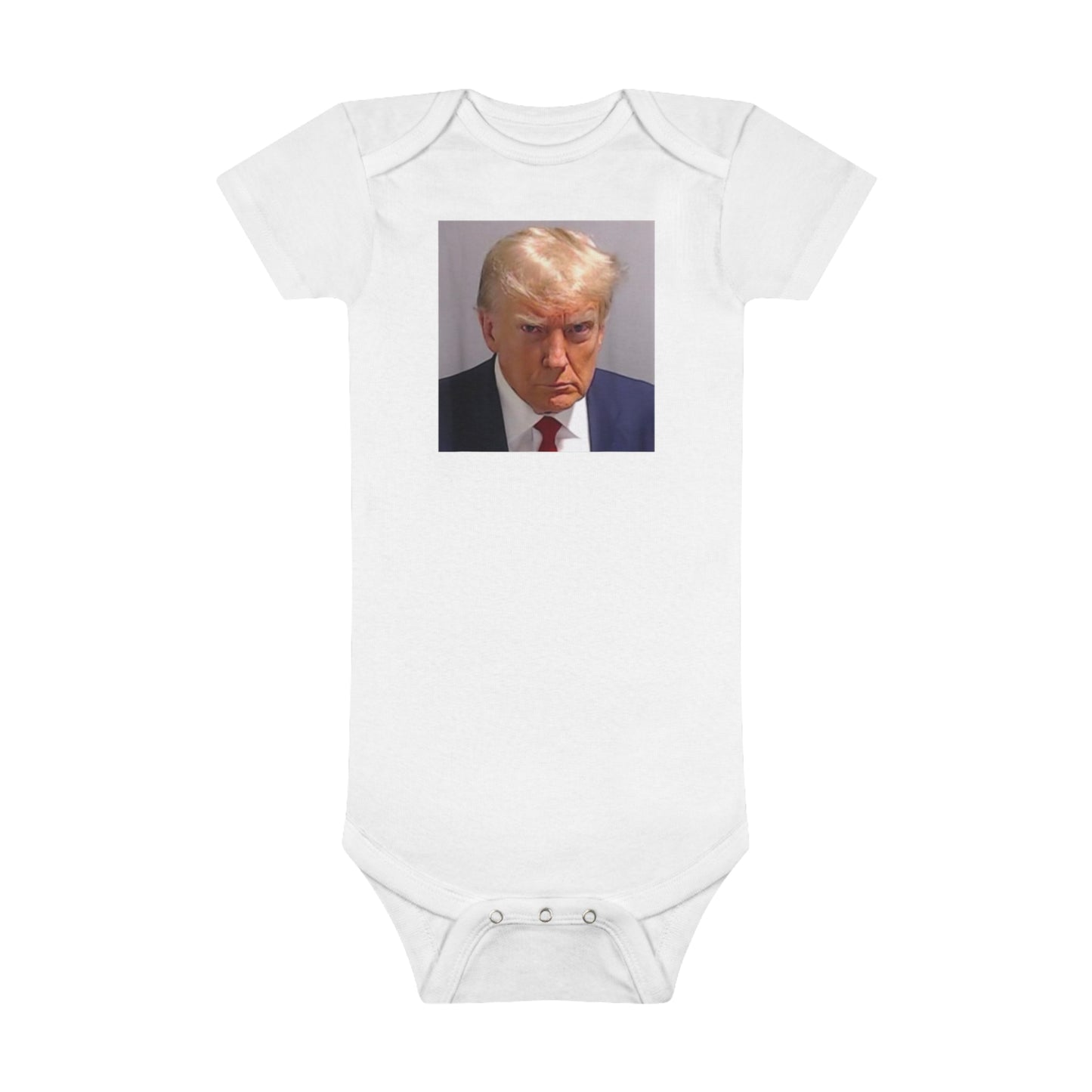 Trump Mugshot Baby Short Sleeve Onesie®