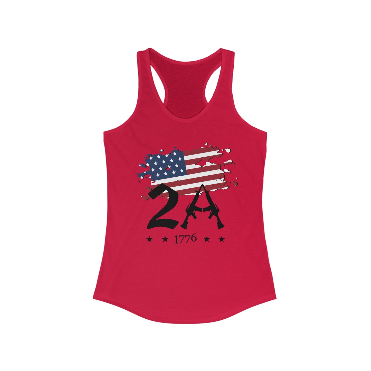 2A 2nd Amendment 1776 Women's Ideal Racerback Tank