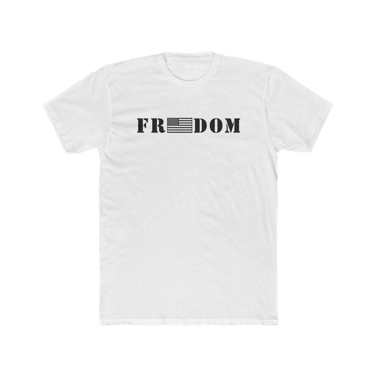 Freedom- Flag Cotton Crew Tee