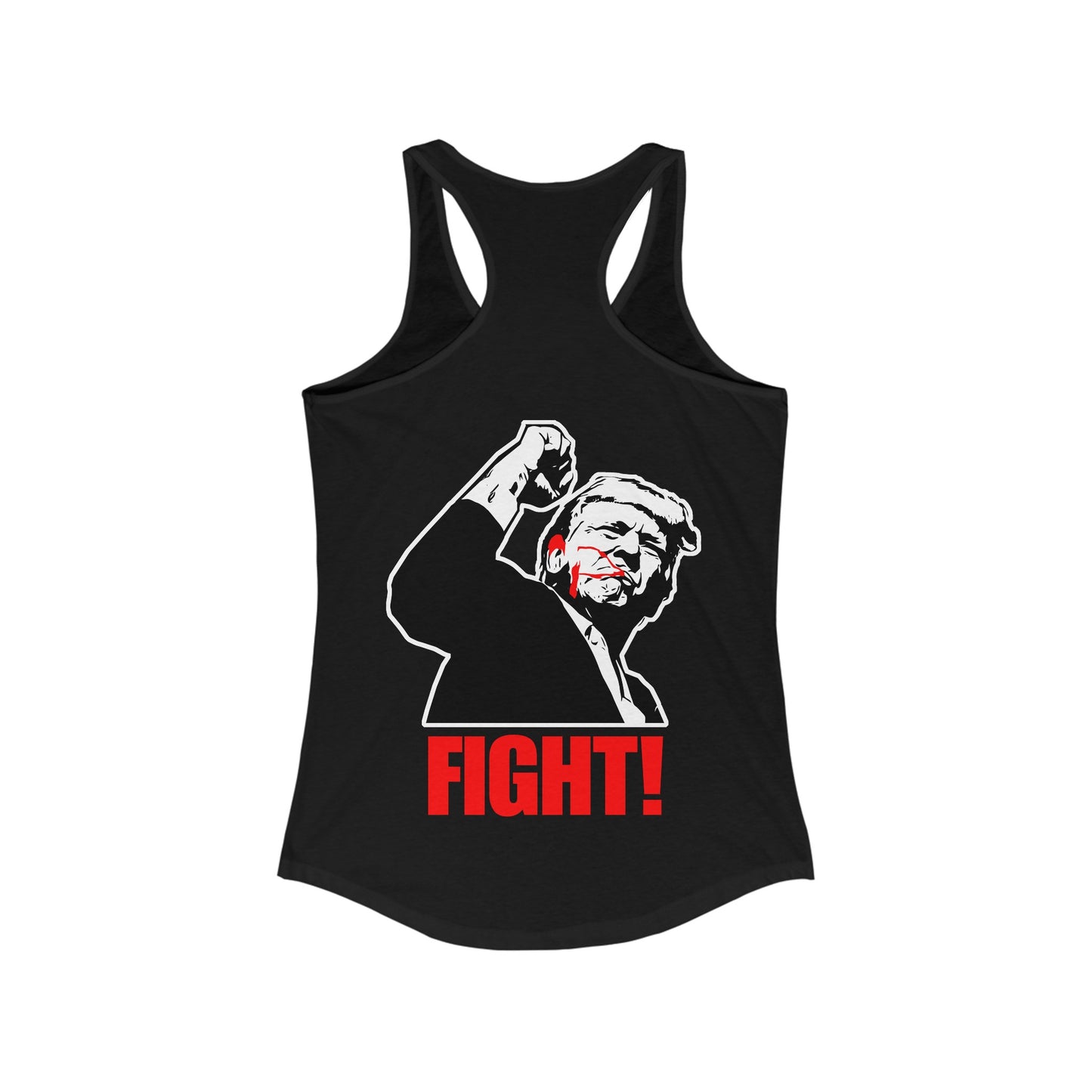 Trump 3:16 Fight! Women's Ideal Racerback Tank