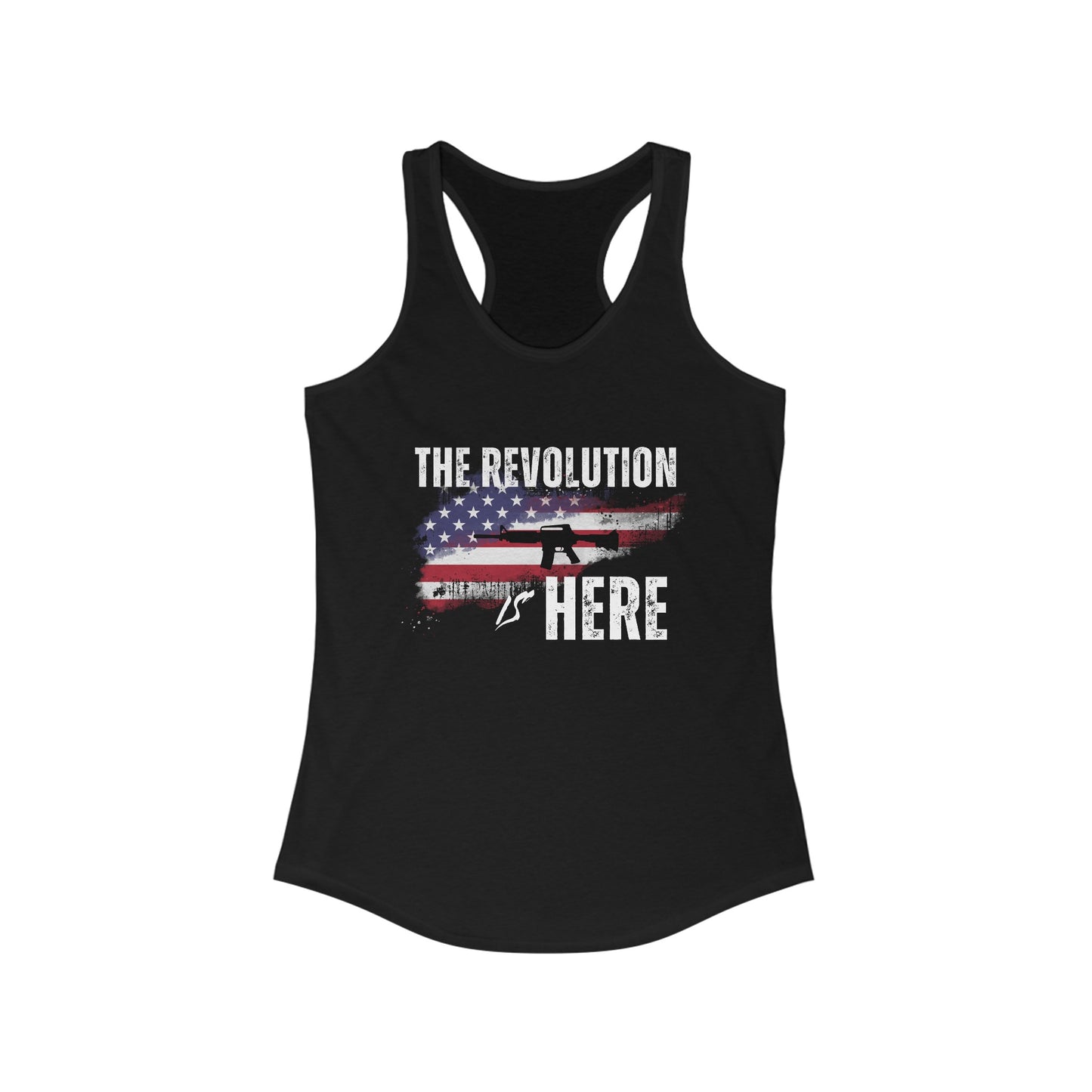 The Revolution is Here Women's Ideal Racerback Tank