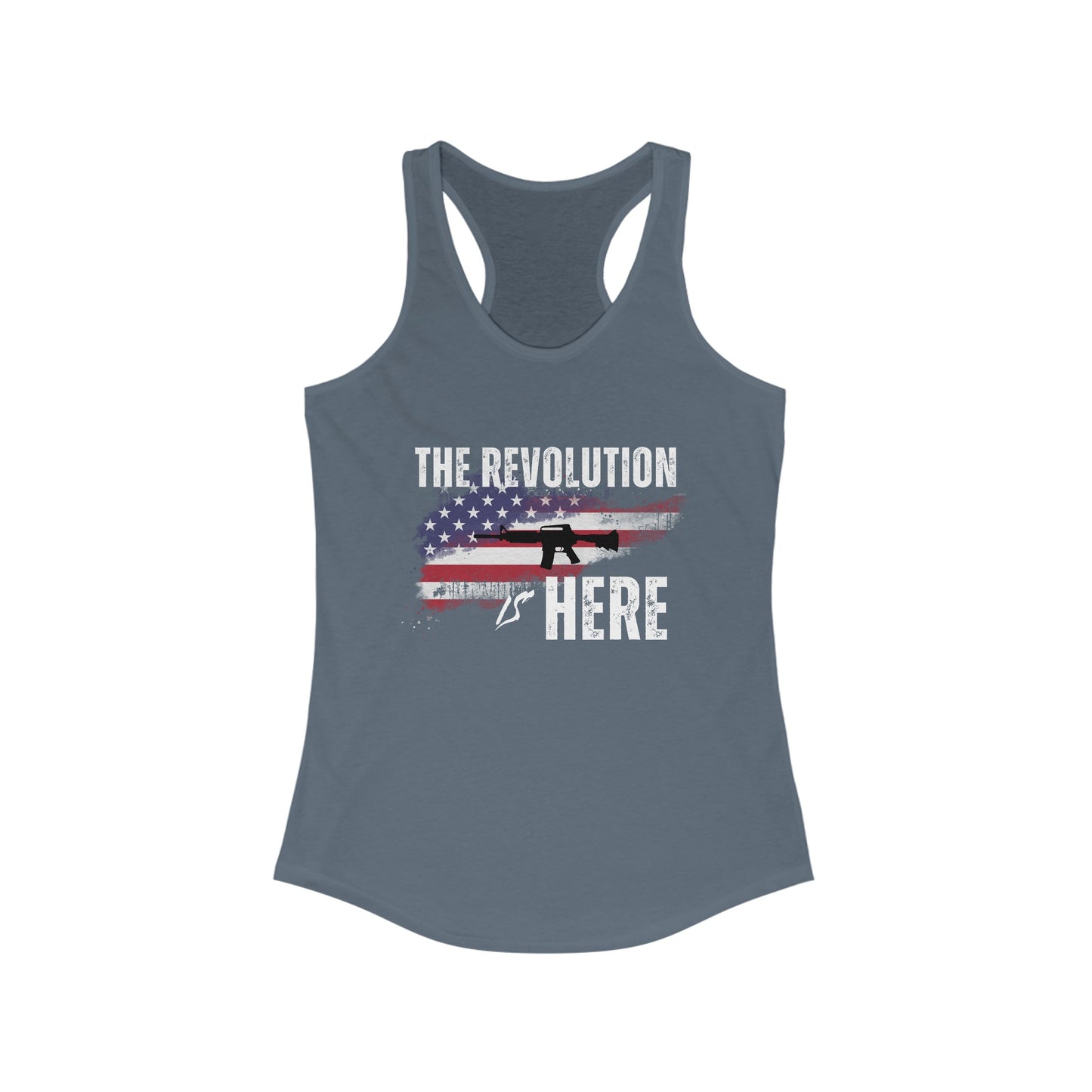 The Revolution is Here Women's Ideal Racerback Tank