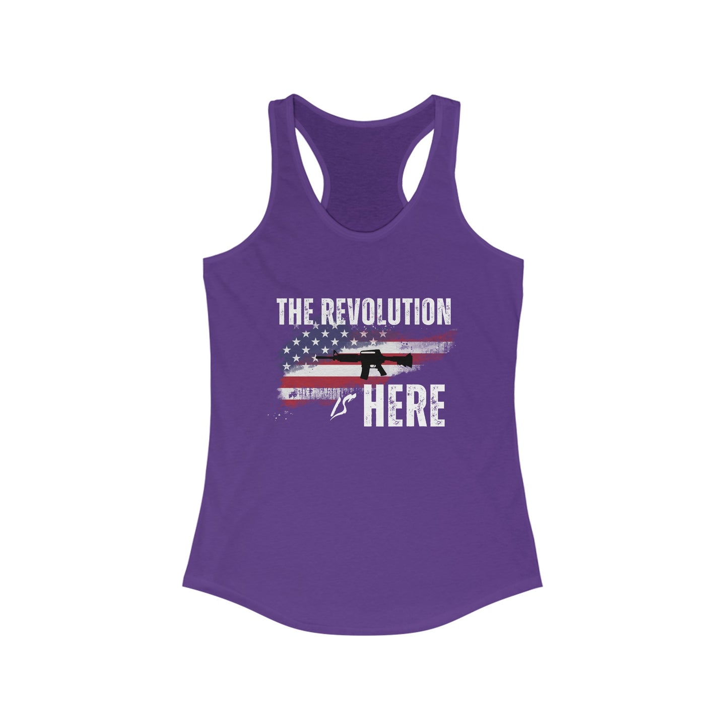 The Revolution is Here Women's Ideal Racerback Tank