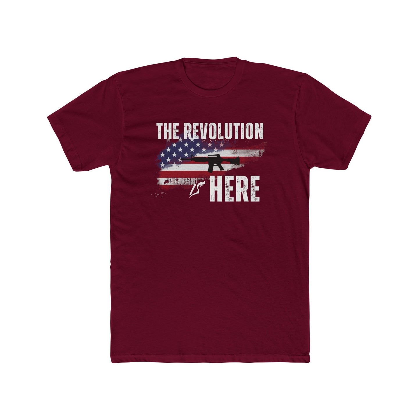 The Revolution is Here Cotton Crew Tee